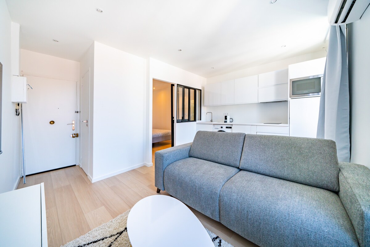 Annonce Airbnb populaire: Cannes Croisette/Hoche, very nice new 2-room apartment à Cannes
