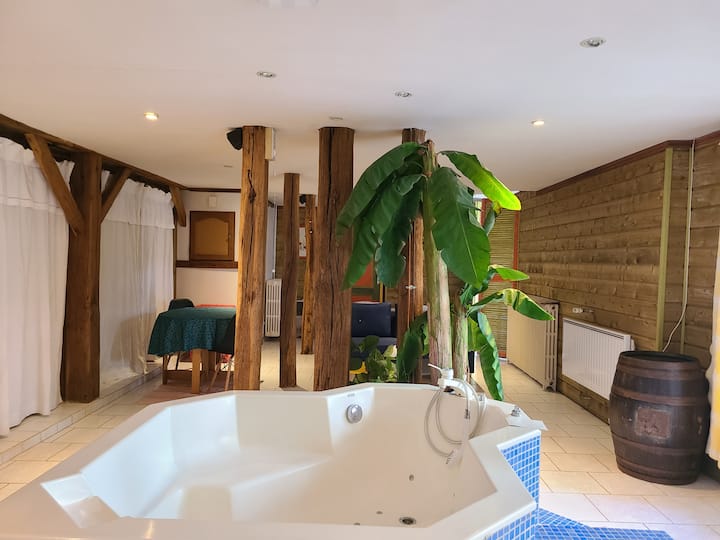 Studio Cosy Avec Jacuzzi Privé Chemin Compostelle - Saint-Léonard-de-Noblat