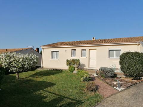 House with garden in a quiet area