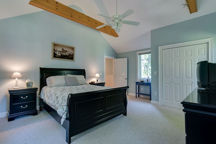 Dormitorio Plaice Cove: cama tamaño queen