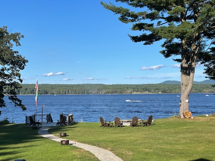 Lake Sacandaga 130ft waterfront private,All season Vacation homes for