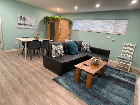 Successful Airbnb property: Beach Spa - hot tub and infrared sauna oasis! in Maple Ridge