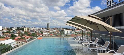 Stylish 2BR with Pool&Sauna