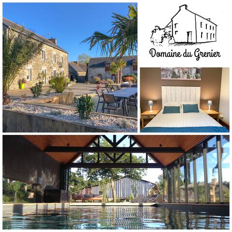 Terrace cottages in an estate with sauna pool