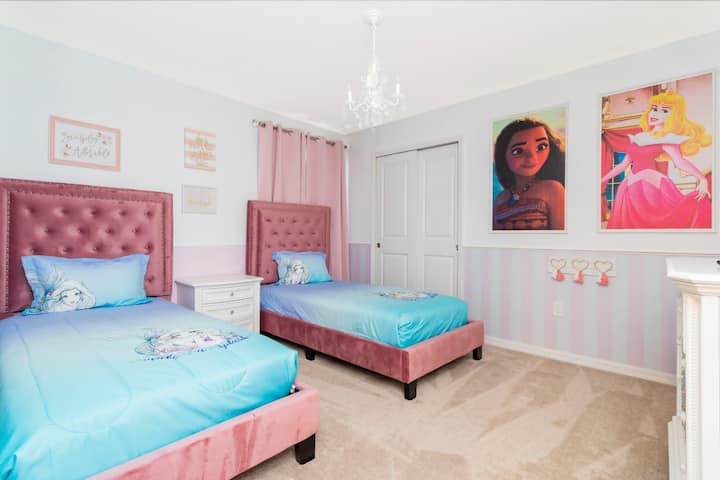 Spálňa Princess
Changer pre detskú
televíziu