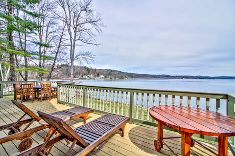 New Listing! Luxury waterfront Lake Bomoseen home!