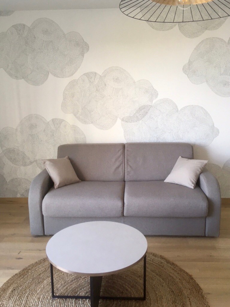 Airbnb performant: Dinard apt 32 m2 sea view direct beach access + parking à Dinard