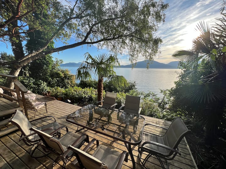 Spectacular Absolute Oceanfront Oasis Cottages for Rent in Lions Bay