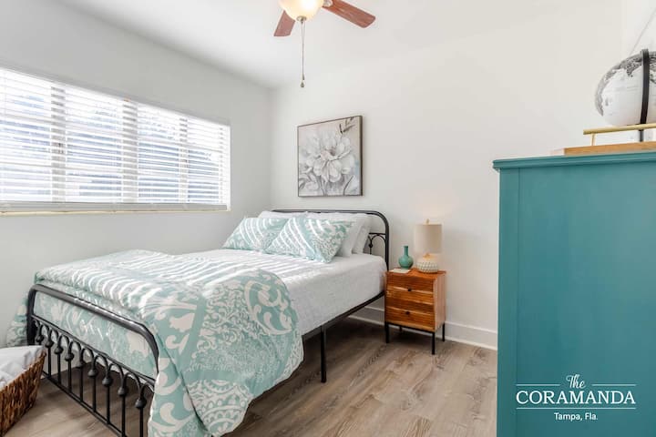 Each bedroom offers a ceiling fan with remote. 