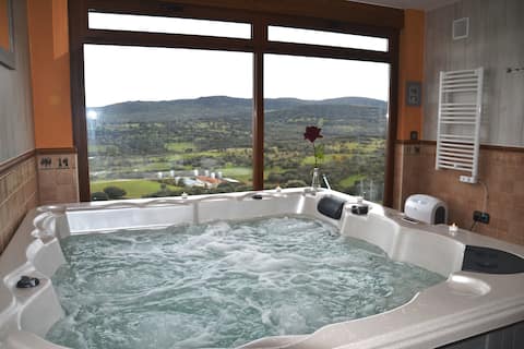 Propiedad de Airbnb exitosa: Casa Rural & SPA Mirador Covatilla (Jacuzzi, etc.) en Salamanca