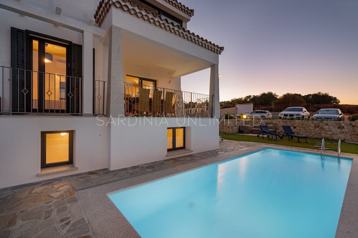 The pool by night