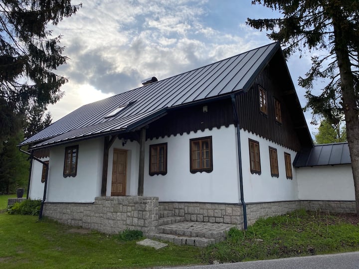 Superior equipped cottage with sauna