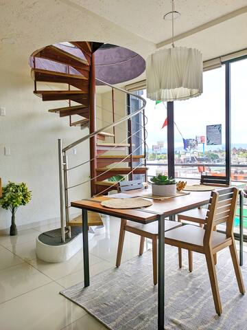 Penthouse hermoso a solo 5 min del aeropuerto. gallery image 3