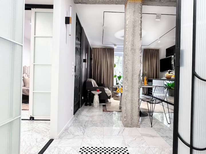 Design+luxus Apartment Im Zentrum! +Netflix - Warszawa