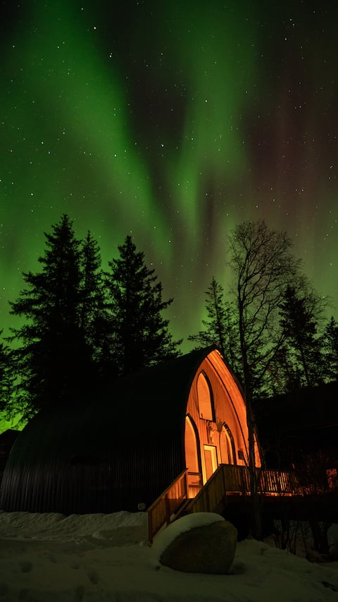 The ArcCabin+NordicSpa w/Sauna, Hot Tub&ColdPlunge