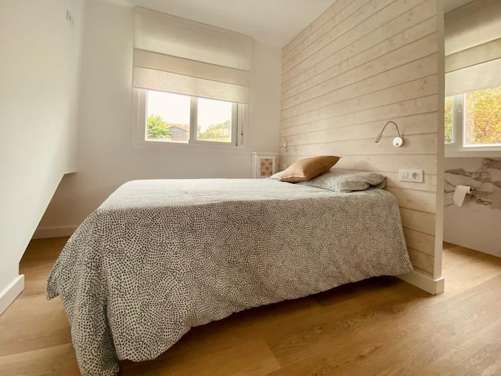Room with bathroom