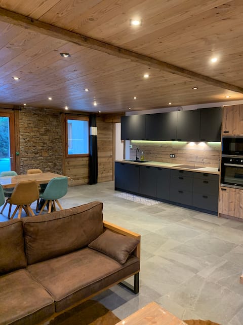 Chalet le Flocon Ground floor Bessans