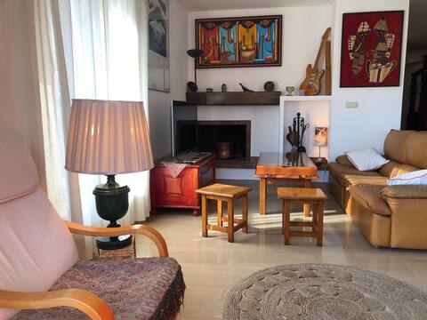 Spacious and bright with parking in the center.