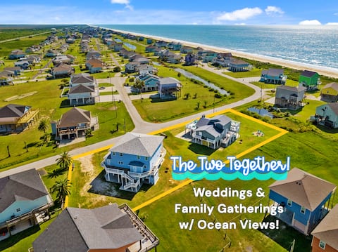 2 Houses|Family Gatherings|Weddings|Ocean Views