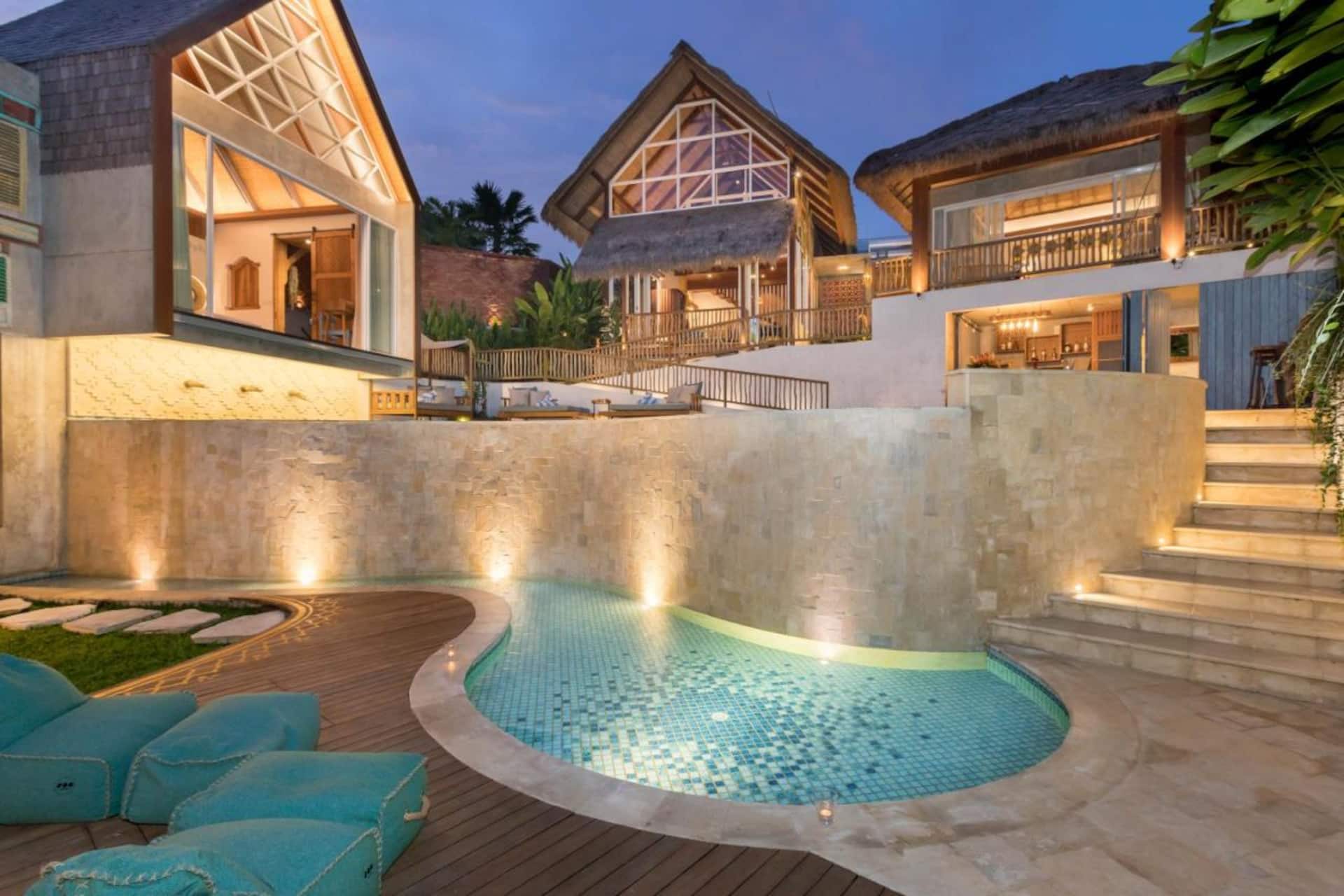 Teakwood Modern Sanctuary 3 Bedroom Private Villa in Canggu 2