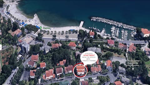 Successful Airbnb property: Spacious 1BR Apt neach the Beach + Private Parking in Ičići