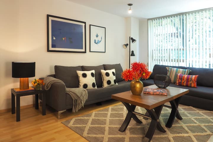 3-bedroom W/ Balcony | Terrace & Gym | Reforma - Mexico City