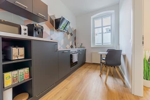 Beliebte Airbnb-Anzeige: Cosy & central | Kitchen | Netflix | Parking in Cottbus