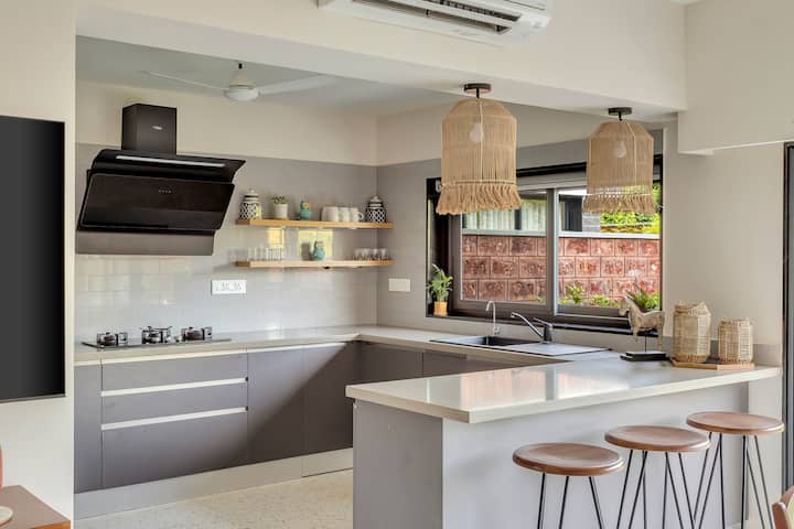 Fully equipped kitchen - villa 1