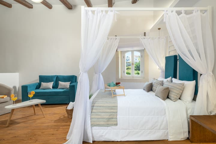 Pohodlie spálne s vlastnou kúpeľňou.