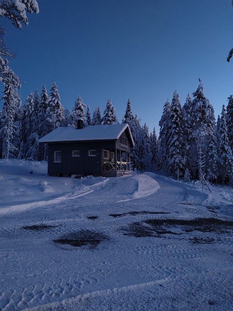 You can see Torne river and hear the rapids.