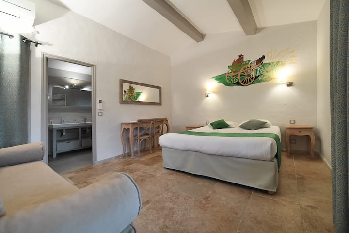 Suite Junior/familiale à L'hôtel Avec Piscine - Saintes-Maries-de-la-Mer