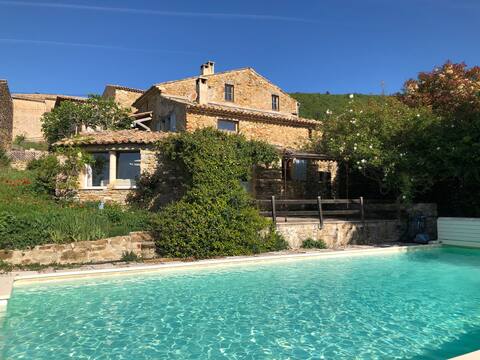 Set of two beautiful cottages with swimming pool