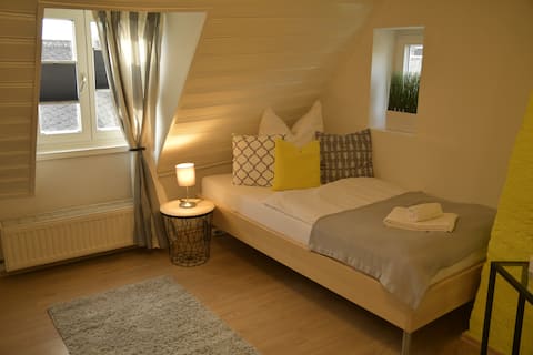 Stylish old building apartment, apartment>feather & light<