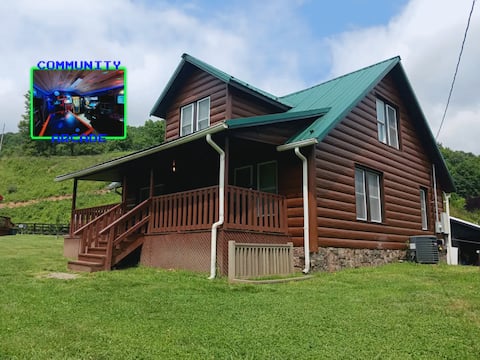 Wild Horse Lodge Cabin - Arcade & Outdoor Theater