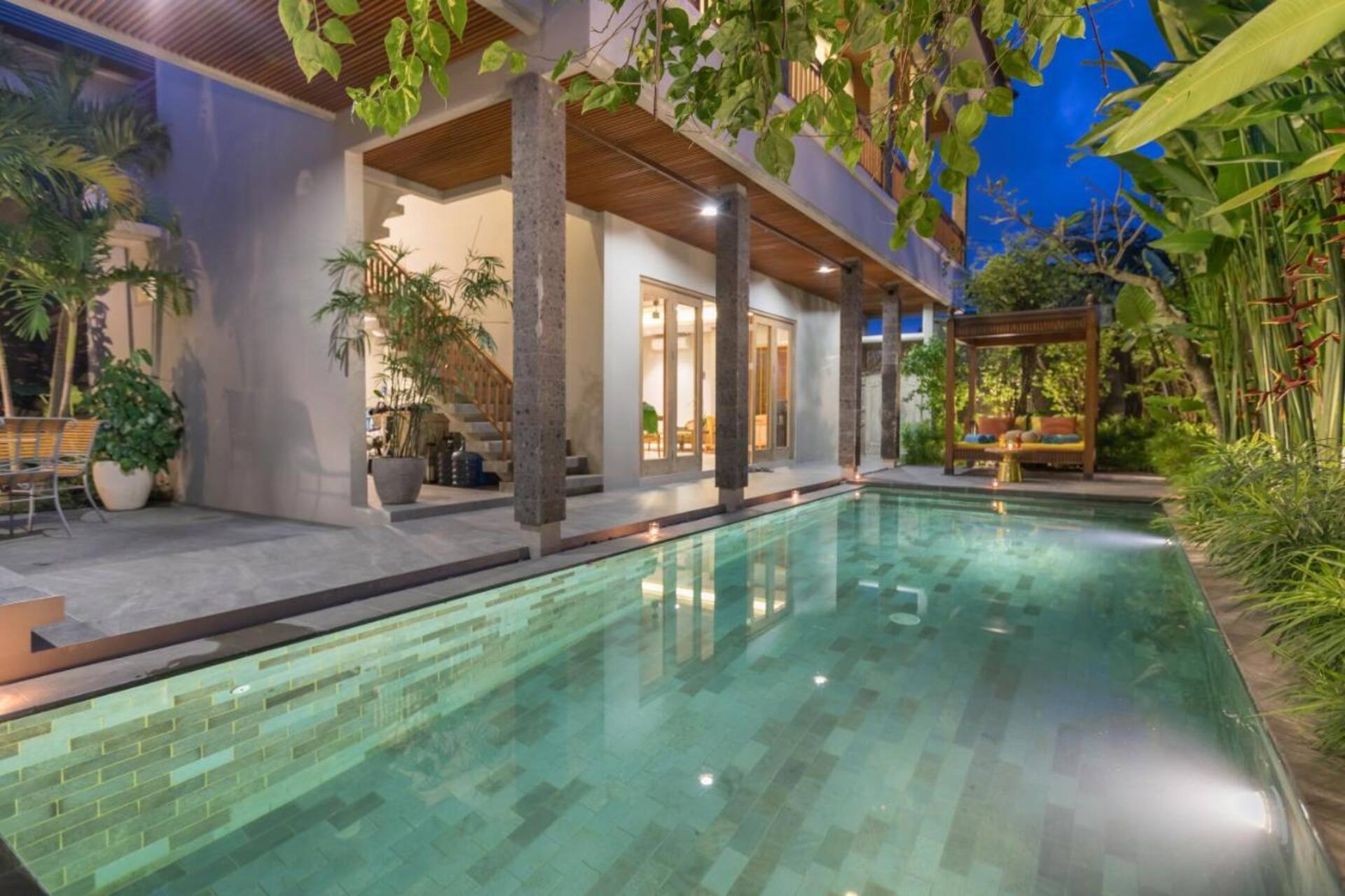 Lush Teakwood Modern 3 Bedroom Private Villa in Canggu 2