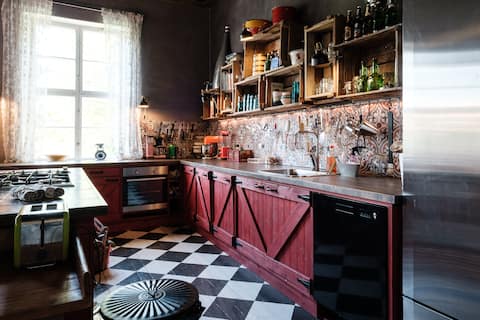 Beautiful and atmospheric villa in the tranquility of nature