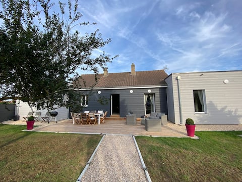 12-person gîte in Petit-Caux, close to the sea