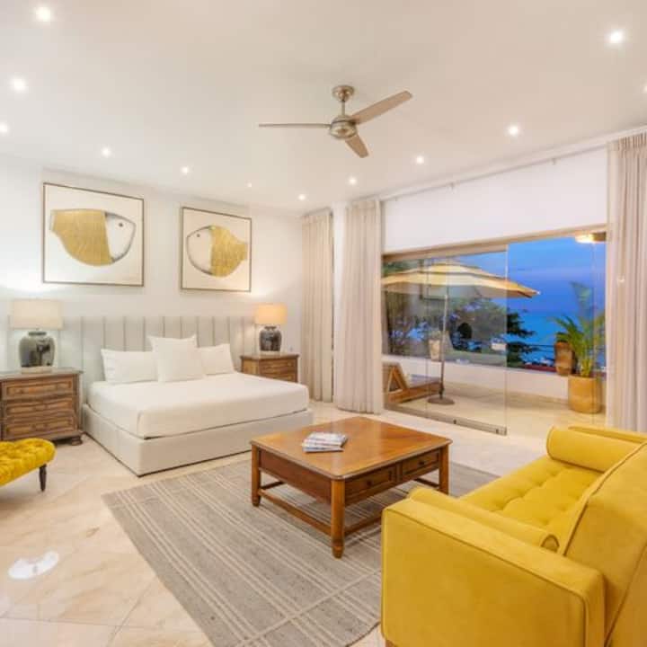 Spálňa 8:  Prezidentský apartmán 2 (nachádza sa na dolnej terase)