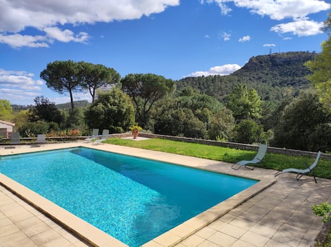 Cévennes farmhouse with pool and garden in Anduze