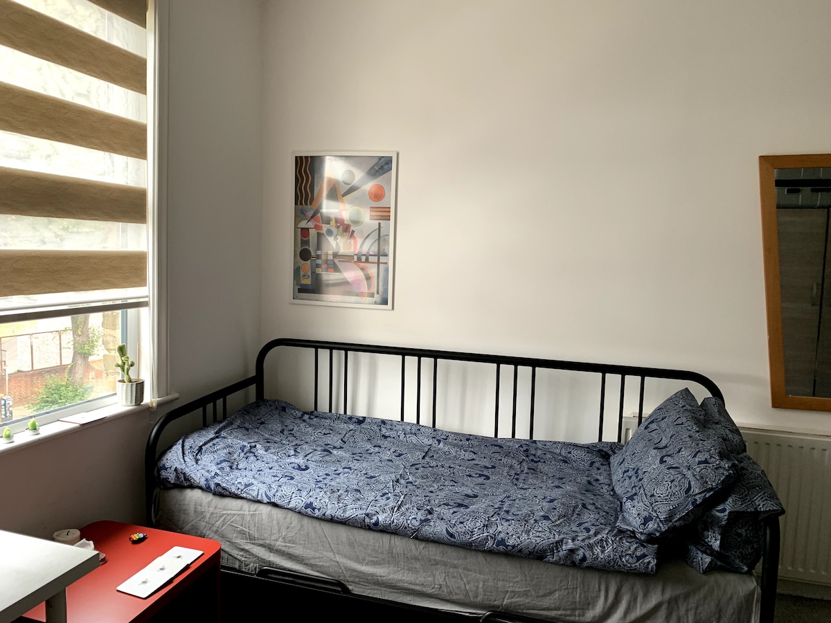 versión individual del sofá cama