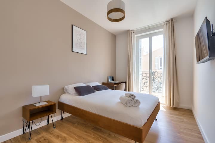 Nocnoc Le Paraiso - غرفة نوم 3، تلفزيون، مكيف هواء