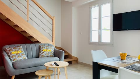 Annonce Airbnb populaire: L'Amiral-Maison-Parking-Piscine-Plage 5kms à Les Mathes