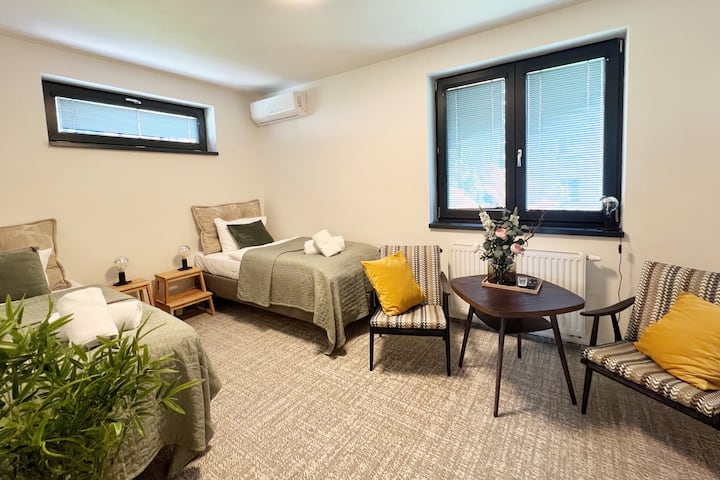 each of our bedrooms can be prepared as single/double rooms
room 101 first floor