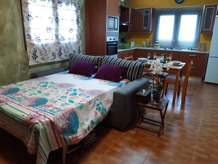 Sofá cama de 150cm.