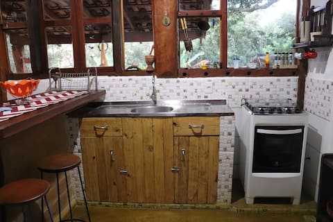 Airbnb em destaque: Canto das Copaíbas - Rustic chalet in Carrancas em Varginha