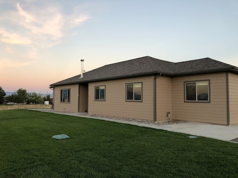 Canyon Ferry Lake home with mountain views