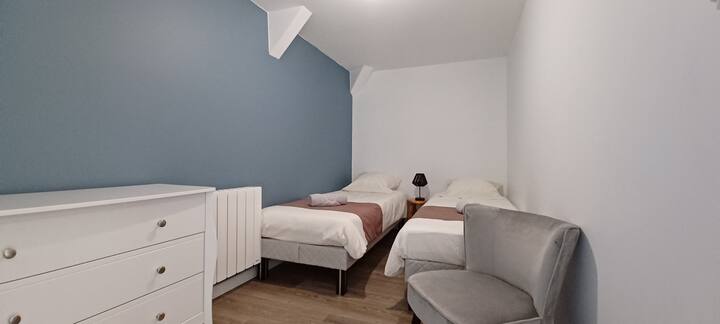 Chambre bleue