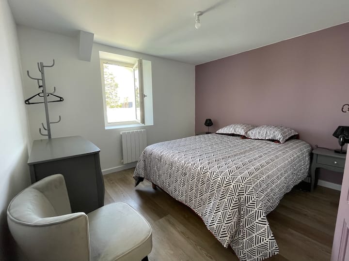 chambre rose