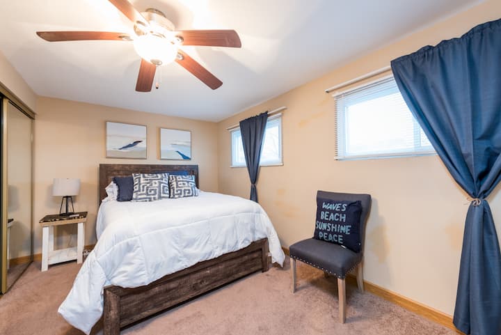 ชั้น 1 - ชายหาดน่าผิดหวัง - ห้องสีน้ำเงินความเงียบสงบนอนได้ 2 คน