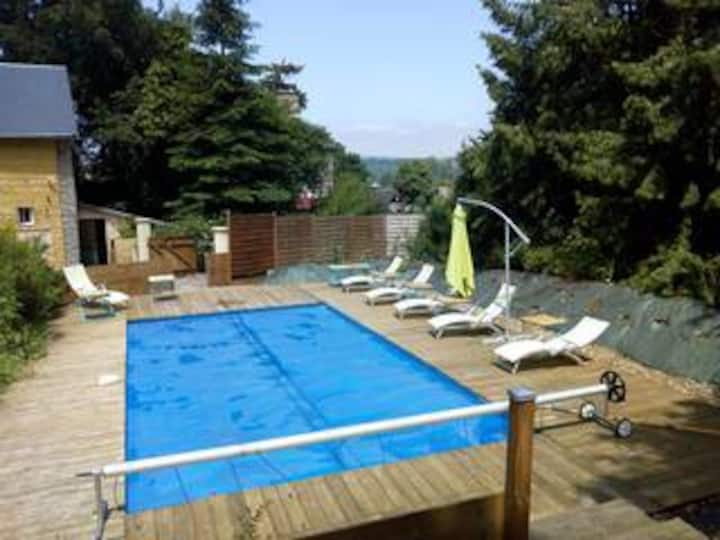 Maison Piscine Chauffée Sauna Jacuzzi Hammam - Normandia